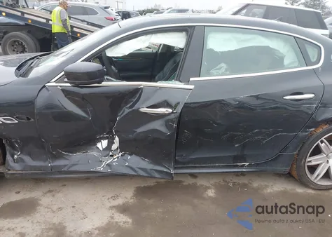 2014 Maserati Quattroporte Gts из США, поврежденный, VIN ZAM56PPA8E1086232